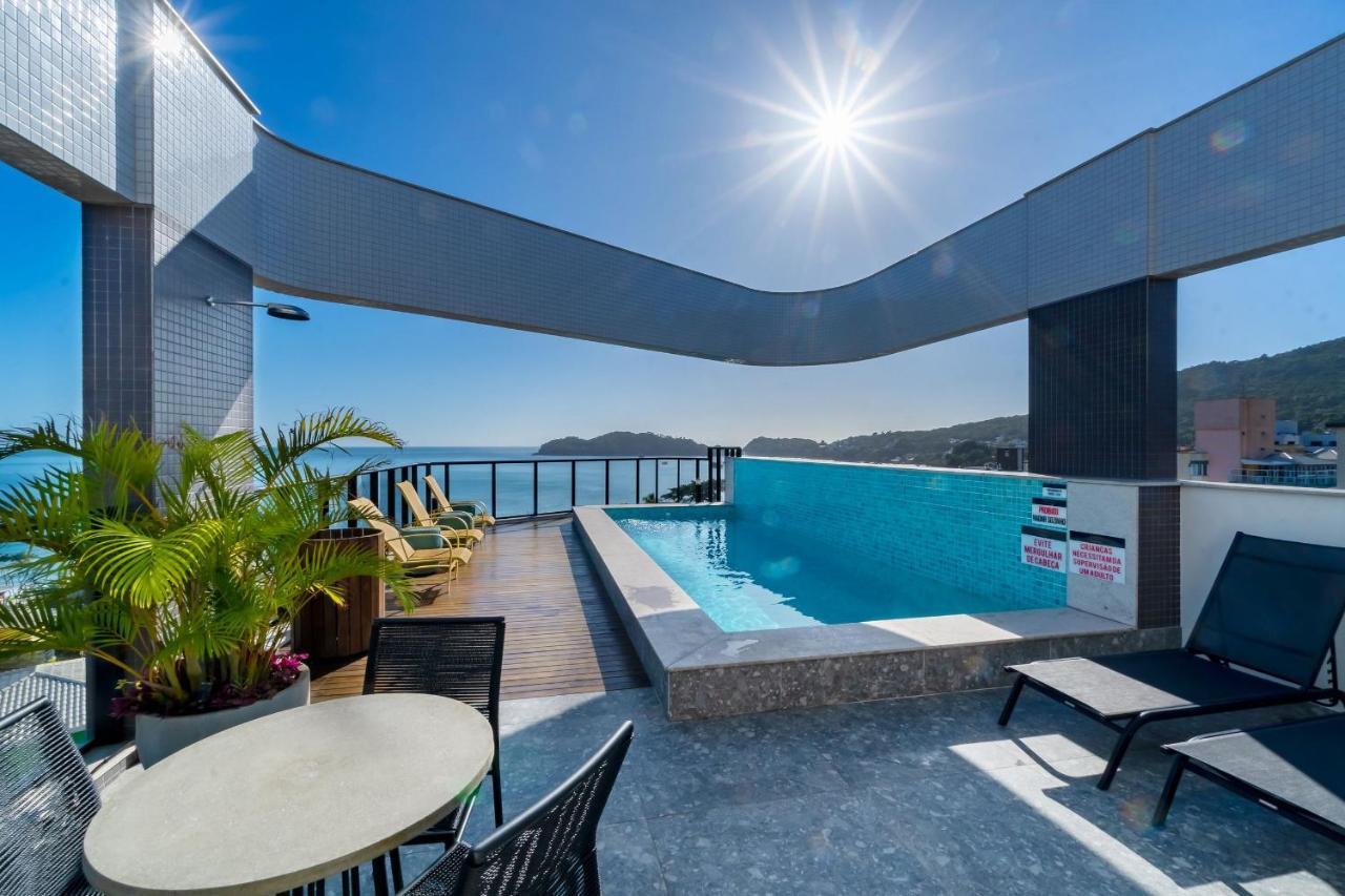 Confortavel Loft Em Condominio Com Piscina Bombinhas Exterior foto